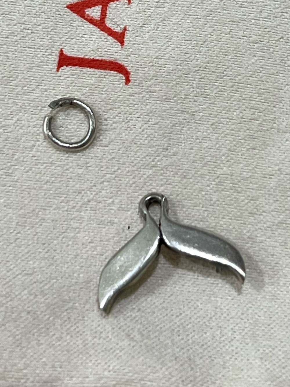 James Avery whale tail charm